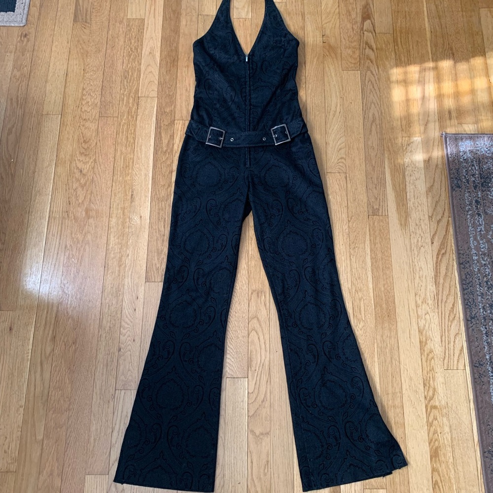 Zip up catsuit Y2K